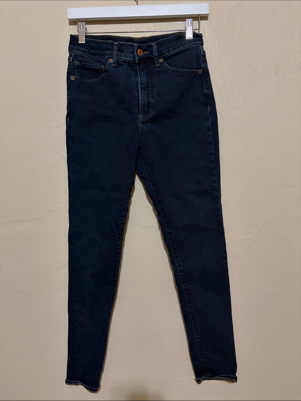Express Dark Blue High-Rise Skinny Jeans. Excellent Condition! 6R